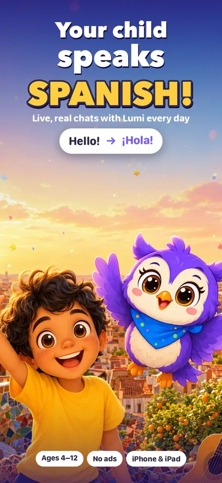 Lumi Kids app screen